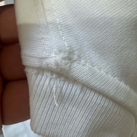 Burberry White Cotton T-Shirt Sz Medium - Picture 12 of 15